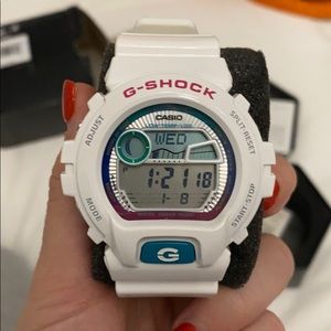 G-Shock White Watch GLX6900-7